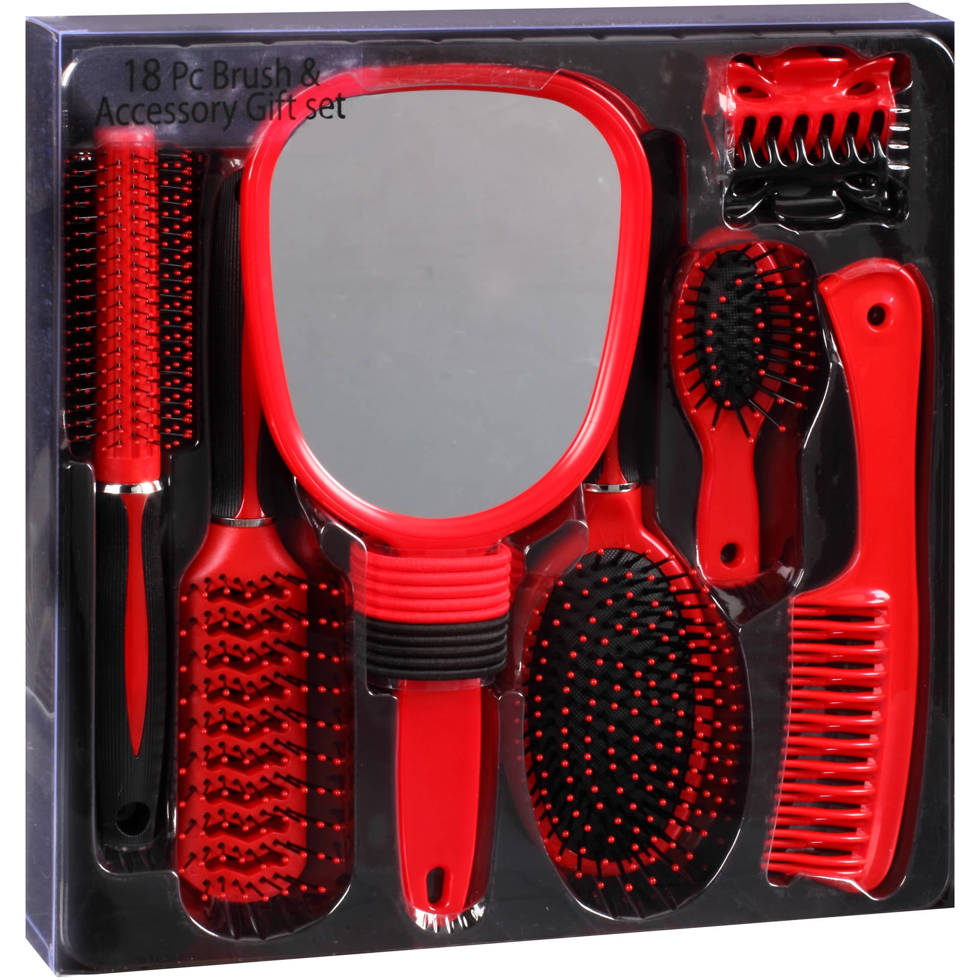 Cosmetics Hair Brush Set Red Walmart Inventory Checker BrickSeek