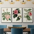 thumbnail image 2 of Pink Floral Mix I - Framed Premium Gallery Wrapped Canvas L Frame 3 Piece Set - Ready to Hang, 2 of 9