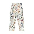 thumbnail image 5 of Daiia Watercolor Floral Men's Sleep Pant with Pockets and Drawstring,Pajama Pants-Small, 5 of 9