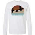 thumbnail image 3 of Inktastic Duck Hunting Retro Sunset Hunter Long Sleeve T-Shirt, 3 of 5