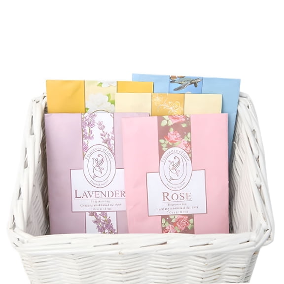 QARUN 6 Packs Lavender Scented Sachets Air Freshener for Drawer and Closet,Long-Lasting Sachets Bags Drawer Deodorizers Fresh Scents,Long Lasting Potpourri Bags Smell Goods for House