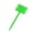Green, variant on Plant Label Stakes,Plant Markers for Outdoor Plants,T-Type Plant Labels Plastic Plant Tags Nursery Garden Labels 10PCS(Red 7*2IN)