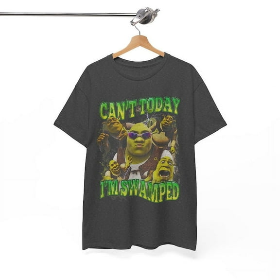Funny Shrek Meme Shirt: Can't Today I'm Swamped