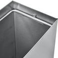 thumbnail image 3 of Global Industrial Stainless Steel Wall Mount Trash Can 6-2/5 Gallon, 3 of 4