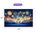 thumbnail image 5 of Happy New Year with Persian Fireworks Holiday Xmas Winter 2025 Doormat Cat Lover Kitten Owner Gifts Indoor Outdoor Welcome Mat - 00025, 5 of 5