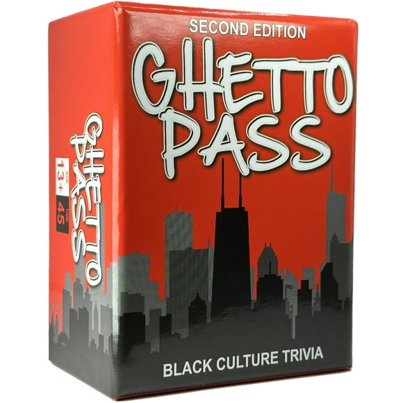 Ghetto Pass 2: Juego de preguntas que celebra la cultura negra - Para noches de juegos familiares y fanáticos de la excelencia negra - Juego de cartas divertido y atractivo para todas las edades - ¡Di