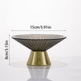 thumbnail image 3 of MesaSe Glass Fruit Bowl  Clear Round Fruit Bowl - Decorative Bowls for Home Décor - Centerpiece Bowl for Entryway Table  Candy Dish  and Essentials Display - Glass Bowl Decorative - Foot, 3 of 3