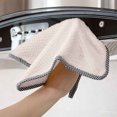 thumbnail image 6 of Clearance Wipes under $7 3PCS Kitchen Daily Dish Towel Dish Cloth Kitchen Rag Non-Stick Oil Absorbent, 6 of 8