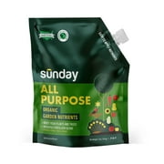 Sunday All-Purpose Organic Garden Nutrients 7-3-7, 50 Sq. Ft. Coverage, 2 lbs.