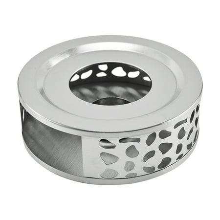 

Stainless Steel Practical Durable With Candle Pad Hollow Carved Teapot Warmer