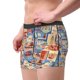 thumbnail image 2 of Balery Set Of Travel Vintage Calzoncillos bóxer para hombre, ropa interior de algodón suave y transpirable con cinturilla de nailon-Large, 2 of 5