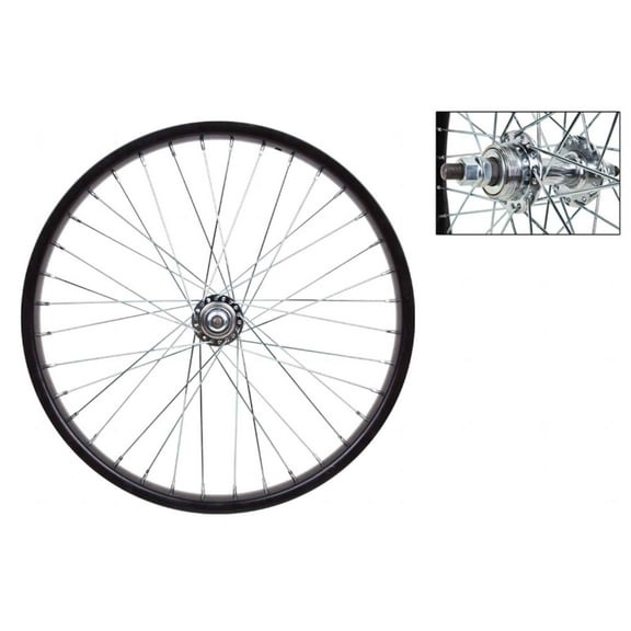 Wheel Master 20in Juvenile W/M Steel RR B/O 5/16x110mm Rim Brake Clincher Blk