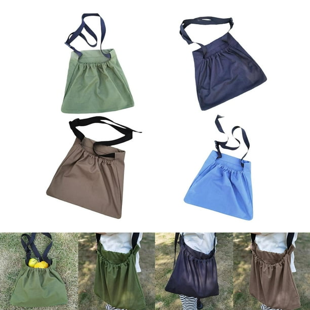 Fruit Picking Bags,Canvas Oranges Fruit Picking Bag,Garden Picking Bag Pouch Waterproof,Vegetable Harvest Bag Adjustable Buckle,Veggies Harvesting Waist Pack Garden Apron,Picking Helper With Baoblaze Bolsas de recolección de frutas