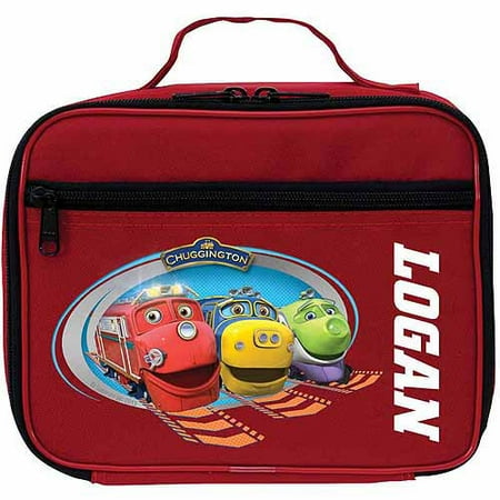 Personalized Chuggington Tracks Red Kids Lunch Box