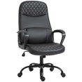 thumbnail image 1 of Vinsetto Massage Office Chair, Swivel Chair with 2-Point Vibration Lumbar, 1 of 10