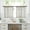 Light Brown, variant on Jinswick Valance for Windows, Faux Linen Textured Semi Sheer Small Window Kitchen Valance Curtain, Rod Pocket Cafe Valance for Bathroom Laundry Basement, 52 x18 inch, 2Pcs Gray
