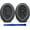 Brilliant Black, variant on SOULWIT Replacement Earpads Cushions for Bose QuietComfort 35 (QC35) & Quiet Comfort 35 II (QC35 ii) Headphones, Ear Pads with Softer Leather, Noise Isolation Foam, Added Thickness