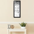 thumbnail image 3 of ArtToFrames 10" x 28" Satin Black Bull Nose Picture Frame, 10x28 inch Black Wood Poster Frame (WOM-1417), 3 of 7