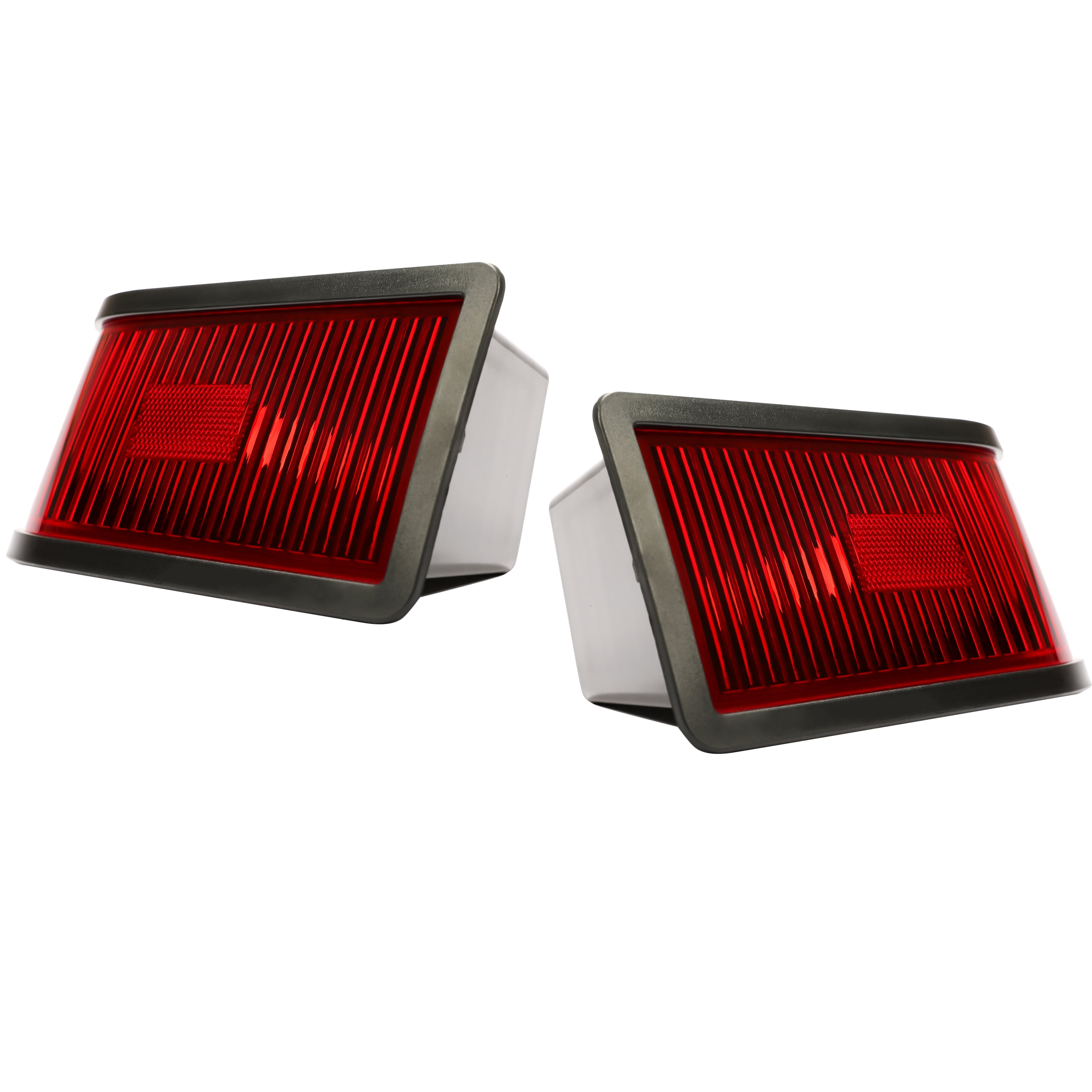 Kojem Tail Light Kit Fits JOHN DEERE 415 425 445 455 Replacement for M116504 M116505 Driver & Passenger Side Red Lens w/o Bulbs