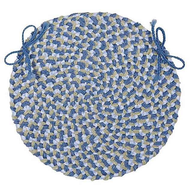 Colonial Mills BK59R036X036 3 ft. Blokburst Round Rug, Blueberry Pie