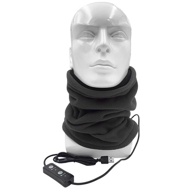 Bewildely Bufanda calentada eléctrica Calor USB Calor eléctrico Abrigo para el cuello Chal a prueba de viento Bufanda de punto de invierno Suministros térmicos No.1 Bewildely HA046621-01