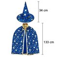 thumbnail image 2 of Capa de bruja del cabo del mago con sombrero, accesorios de disfraces de Halloween para fiestas infantiles Zhivalor OTTO-LD-221156-2, 2 of 6