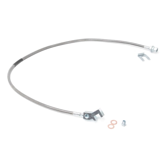 Rough Country Rear Stainless Brake Line for 1999-2004 Ford Super Duty - 89713