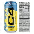 thumbnail image 3 of C4 Performance Energy Drink, Jolly Rancher Blue Razz Flavor, Zero Sugar, Carbonated, 16 oz can (12 Pack), 3 of 9