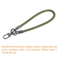 thumbnail image 3 of Lanyard de Muñeca con Llavero Uxcell, Lanyard trenzado de 15.75 pulgadas para llaves, llaves de coche (Verde Profundo), 3 of 7