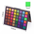 thumbnail image 1 of Paleta de sombras de ojos HUOGUO, 48 colores, sabores exóticos, purpurina, 1 of 5