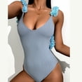thumbnail image 3 of WREESH Women'S High Waisted Open Back Bikini One Piece Swimsuit, 3 of 8