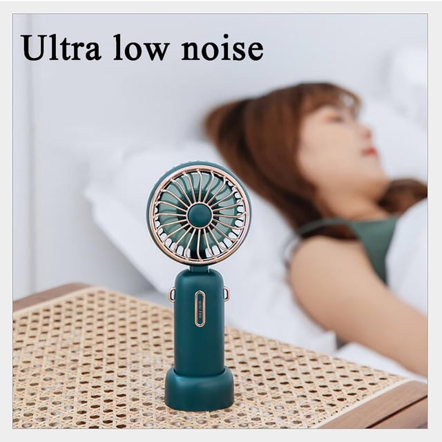 Flip Small Fan, Portable Folding Desktop, Large Wind Power, Long Battery Life