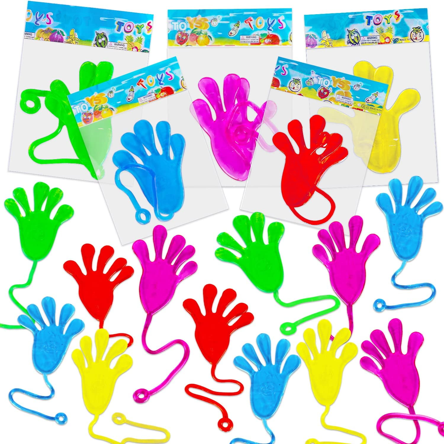 20PCS Sticky Hands, Sticky Fingers,Kids' Party Favor Sets Fun Toys