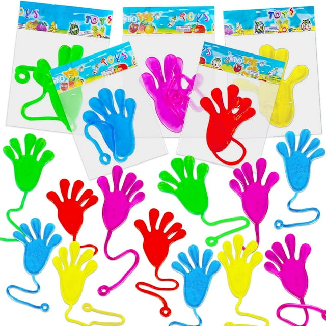 20PCS Sticky Hands, Sticky Fingers,Kids' Party Favor Sets Fun Toys