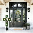 thumbnail image 3 of Cadancy Easter Outdoor Decorations Faux Topiary Artificial Boxwood Potted Plants Garden Stake Porch Statue Cross Bunny Egg Shaped Greenery Yard Ornament Spring Home Decor, 3 of 8