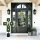 thumbnail image 2 of Bunny Boxwood Topiaries Easter Simulation Boxwood Leaf Potted Ornament en Maceta Negra para Entradas, Porches O Pantallas Interiores, 2 of 8