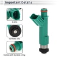 thumbnail image 3 of Unique Bargains Fuel Injector for Toyota Camry 2.4 2004-2009 Flow Match Fuel Nozzle NO.23209-0H030 1 Pcs Engine, 3 of 7