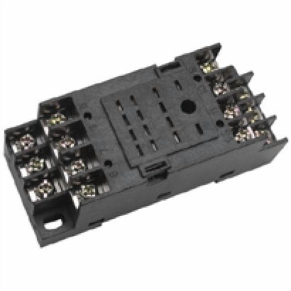 PYF14A00G - RELAY SOCKET 14P SQR SCREW CHMT/ DIN RAIL MOUNT