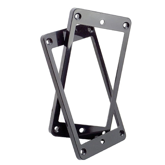 2 unids/set de anillos de montaje de marco de curva para piezas de guitarra eléctrica negro Yuyangstore Guitarra Humbucker Pickup Frame