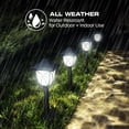 thumbnail image 4 of Monster Smart 4-Pack Water-Resistant Traditional Multicolor & Multiwhite LEDs Pathway Lights, Voice & Wifi Mobile App Control, 24ft Corded Electric Total Length, 4 of 8