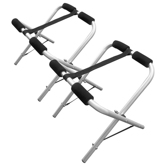 Portable Aluminum Kayak Rack Lightweight Canoe Storage Stand Paddleboard Holder