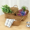 thumbnail image 2 of Stoneway Seagrass Small Shelf Storage Basket for Storing Clothing, Accessories, Beauty Products, Supplies, Books, Toys, Clothes, Laundry and More, 2 of 16
