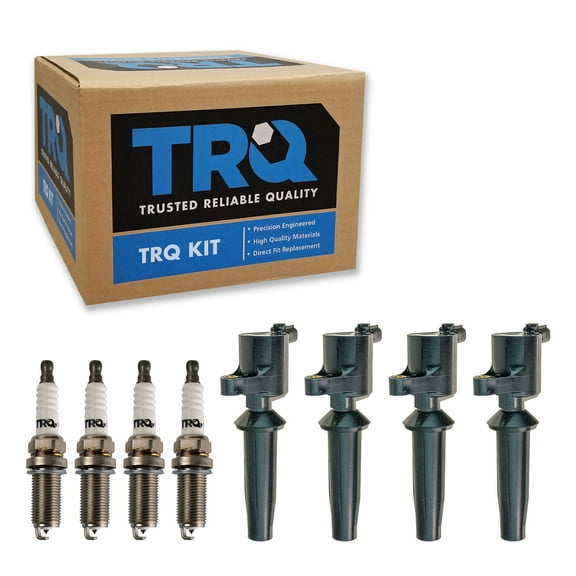 TRQ Iridium Spark Plug & Ignition Coil Kit for Ford Mazda Mercury 2.0L 2.4L New ICA71929 Fits select: 2003-2011 FORD FOCUS, 2005-2008 FORD ESCAPE