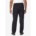 thumbnail image 4 of KingSize Men's Big & Tall Relaxed Fit Cargo Denim Look Sweatpants, 4 of 6