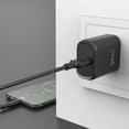 thumbnail image 6 of Ampker Wall Charger for Nokia XR21 | 18W Quick Charge 3.0 Fast Charging USB Port Home Travel Power Adapter with Type-C to USB Cable (5 Feet) - Black, 6 of 9