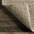 thumbnail image 5 of nuLOOM Ivanna Casual Jute Blend Area Rug, 8' x 10', Ivory, 5 of 9