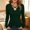 Green, variant on WRFWUL Womens Criss Cross V Neck Long Sleeve Tops Slim Fit Ribbed Knit Casual Fall Comfy Basic Tunic Shirts