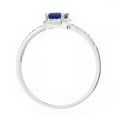 thumbnail image 4 of 18ct White Gold Jewelco London Diamond Octagon Sapphire Octagon Halo Ring, 4 of 7
