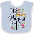 thumbnail image 3 of Inktastic This Princess is One First Birthday Girls Baby Bib, 3 of 4