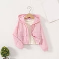 thumbnail image 5 of zuwimk Girls Athletic Zip-Up Jacket Long Sleeve Lightweight Riding Jacket with Pockets(5-6 Years,Pink), 5 of 6